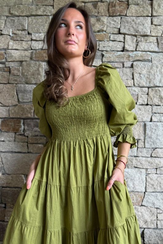 Paloma Darling Dress Olive